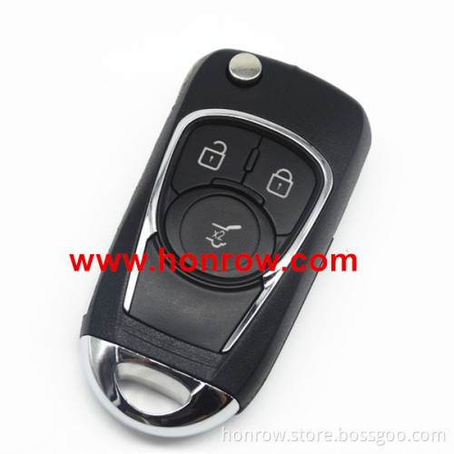 Honrow Latest chevrolet cruze key Chevrolet 3 button modified key blank key chevrolet spark